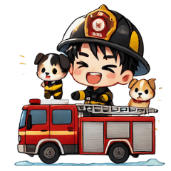 The firefighter, A day in the life