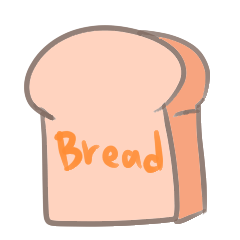 Bread illustration + English words