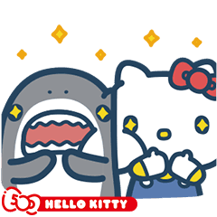 Hello Kitty 50週年 x 鯊魚先生 可愛派對篇