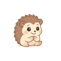 Look at this adorable hedgehog!