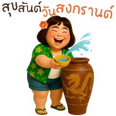 น้องข้าวขาหมูกับวันสงกรานต์(บิ๊ก)