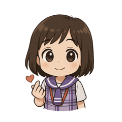 Student cute in uniform