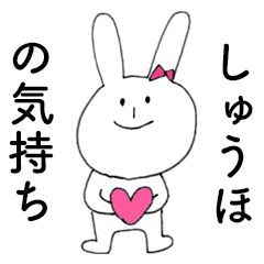 SHUUHO DAYO!(rabbit)