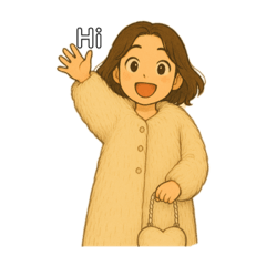 手繪少女風