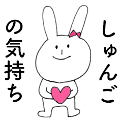 SHUNGO DAYO!(rabbit)