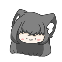 晚墨&小黑貓(可愛大頭版本)