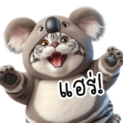แมวโคอาล่า หน้าบึ้ง อิอิ v.2