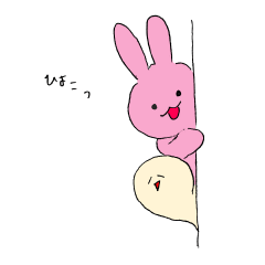 yurukawaii omochi and rabbit