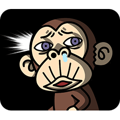 Funny Monkey Simple Animated Stickers β LINE stickers | LINE STORE