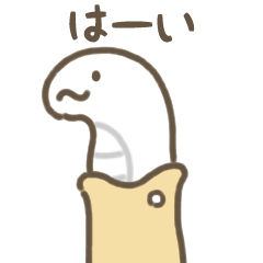 Snake anime sticker (Japanese)
