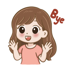Lila, the adorable girl. – LINE stickers | LINE STORE