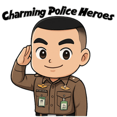 สติกเกอร์ตำรวจเท่ห์ๆ