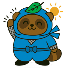 Shigaraki Tanuki Ninja Stickers