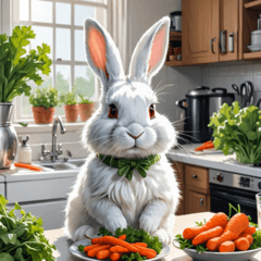 A Day in the Life of a White Rabbit 12