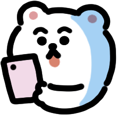 Polar Bear Reaction Anime Sticker