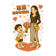 浩恩福虎陪伴思思每一天！！