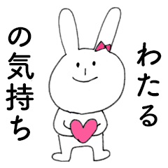 WATARU DAYO! (rabbit)
