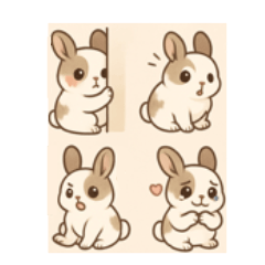 The rabbit named Douhua daily