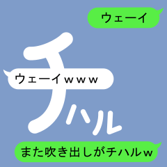 Fukidashi Sticker for Chiharu 2