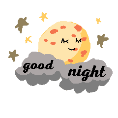 Good Night All Line スタンプ Line Store