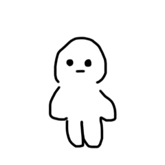 ゆるゆる人間風スタンプ