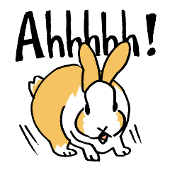 英語でうさぎ3 Line スタンプ Line Store