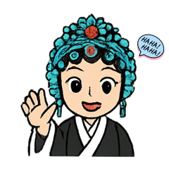 青衣女孩