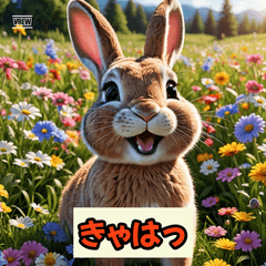 うさぎの気持ちだぞ