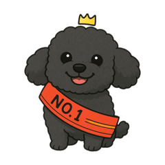 黑貴賓貼圖