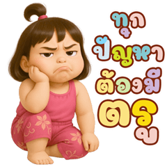 จำปี คิ้วเกิร์ล (บิ๊กสติกเกอร์)