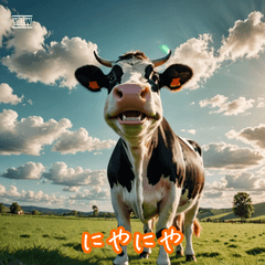 Moo Express Cows Feelings Stickers