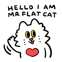 Mr Flat Cat