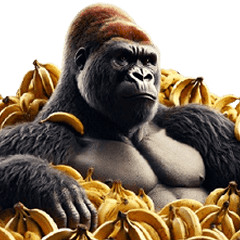 [Banana-Filled] Handsome Gorilla
