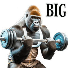 筋トレ☆ゴリラ【BIG】