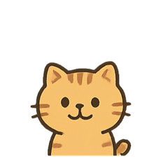 シンプル茶トラねこ