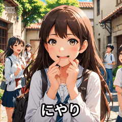 女子高生のきもちスタンプ