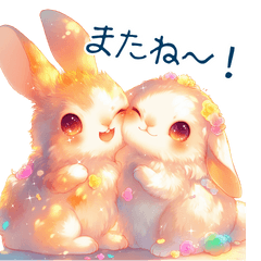 Bunny stamps for everyday use