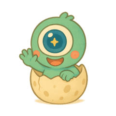 A baby from somewhere out of our galaxy.