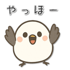 Cute long-tailed tit "Shiromof"3