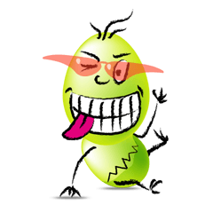 Mr. Green Happy Man By Andrew