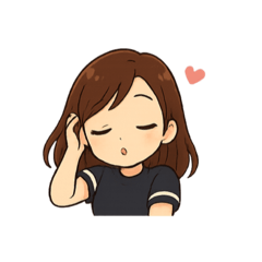 女孩小臉蛋上的表情.2