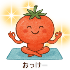 Veggies in yoga poses