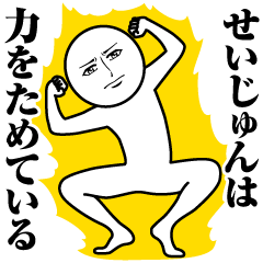 Name Sticker Serious Seijun