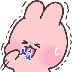 The daily life of a clumsy rabbit - Stiker LINE | LINE STORE