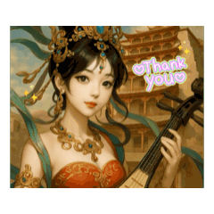 敦煌琵琶仙女（超萌版）