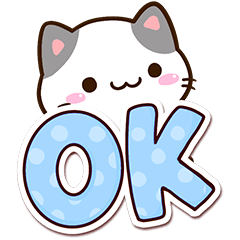 楽しい★小さいブチ猫