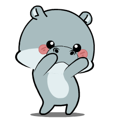 Cute Hippo : Animated