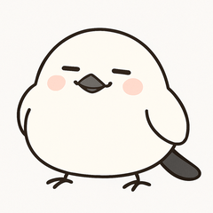 白いもち鳥シマエナちゃん