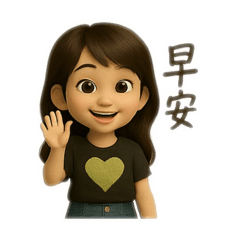 可愛Q版公仔（問候語）