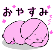 peachpink elephant